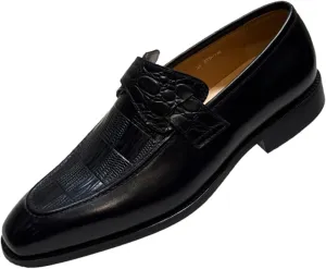 Santimon Men??s Casual Shoes Leather Penny Loafers | Slip-On Dress Shoes | Luxury Business Comfort Footwear for Office, Party & Wedding