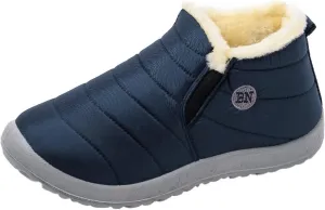 SBGMoSJ Waterproof Winter Boots Women Orthotic Womens Winter Boots Wide Ankle Womens Winter Booties with Fur Womens Waterproof Ankle Boots for Walking Boots for Women Winter