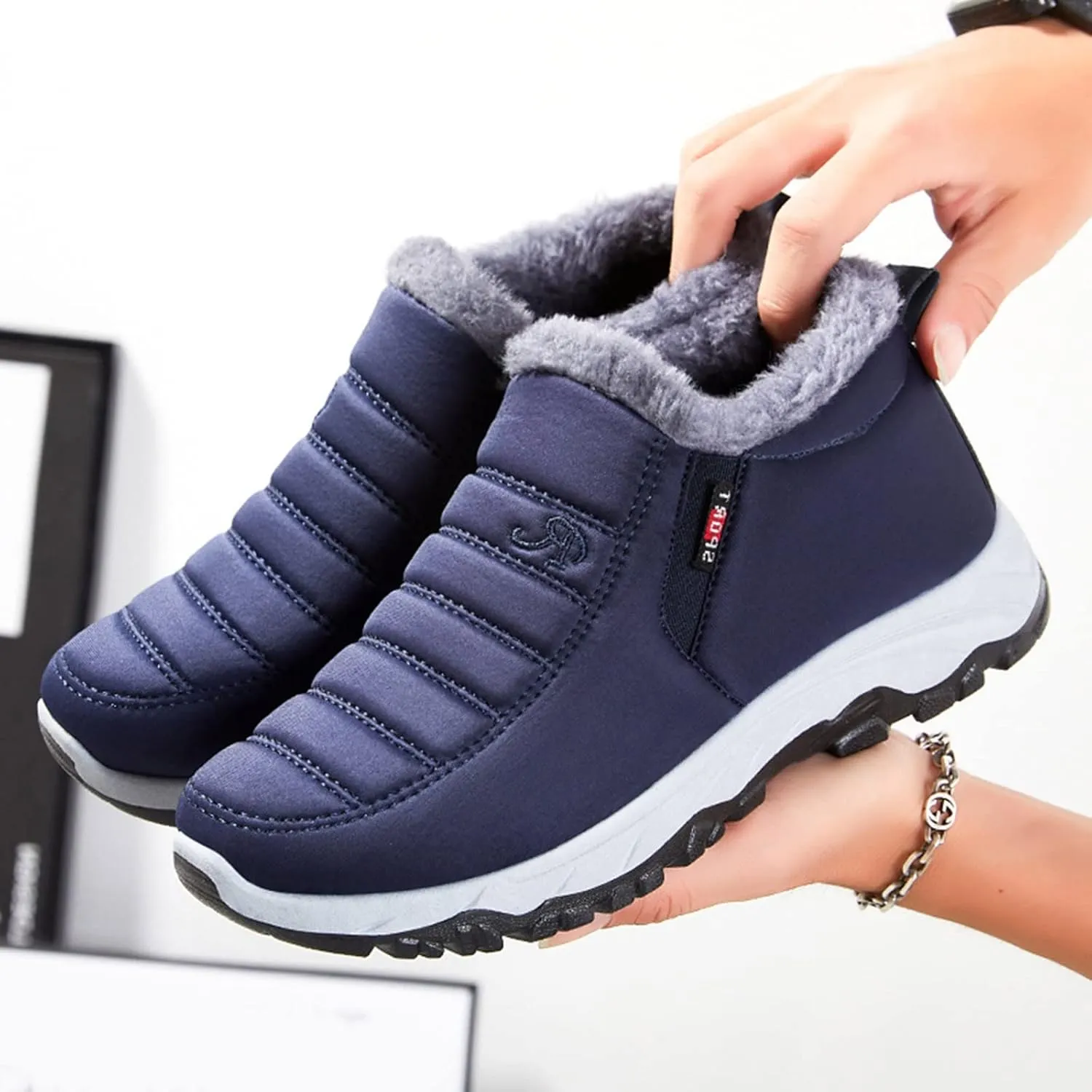 Short Leather Winter Boots for Woman Womens Boots Winter Cute Snow Boots for Women Size 7.5 Womens Hunting Hiking Boots Waterproof Insulated Womens Insulated Waterproof Boots