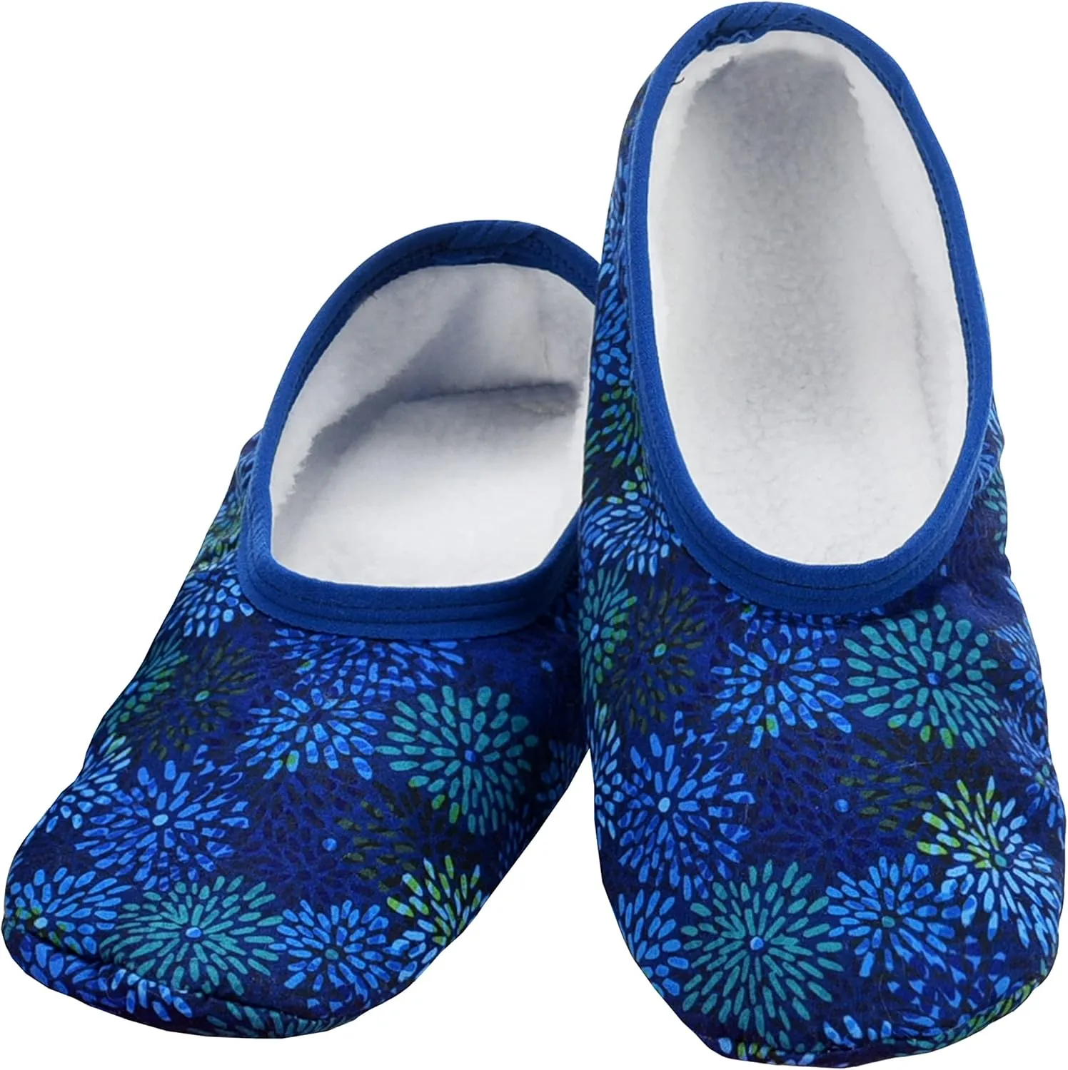 Snoozies Skinnies Womens Slippers, Lightweight and Foldable Slipper Socks with Grips for Women, Indoor Womens House Shoes