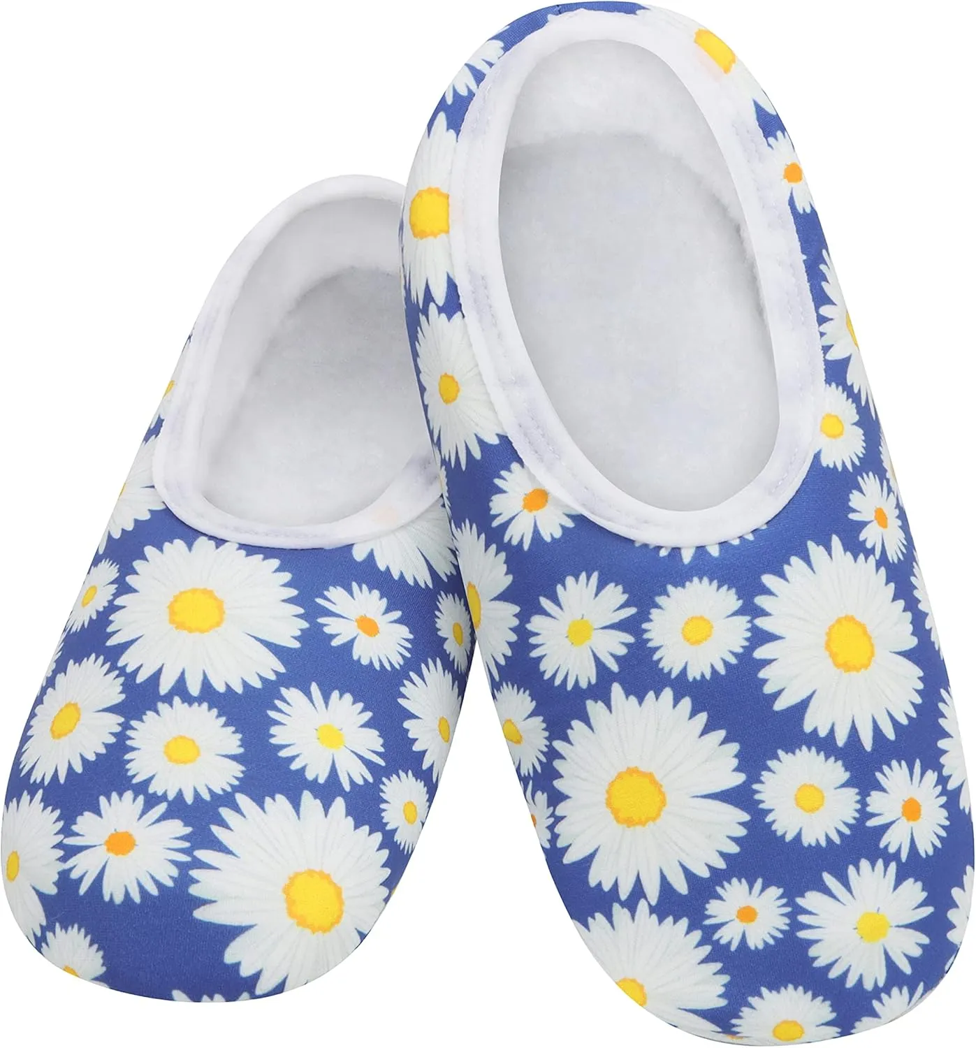 Snoozies Skinnies Womens Slippers, Lightweight and Foldable Slipper Socks with Grips for Women, Indoor Womens House Shoes