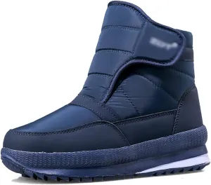 Snow Boots for Men, Winter Fur Lined Warm Waterproof Comfortable Rubber Non Slip Outsole Snow Ankle Boots, for Outdoor Trekking Casual Hiking Boots