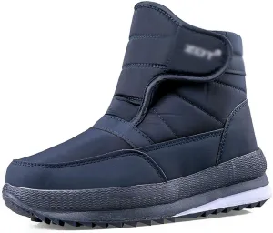 Snow Boots for Men, Winter Fur Lined Warm Waterproof Comfortable Rubber Non Slip Outsole Snow Ankle Boots, for Outdoor Trekking Casual Hiking Boots