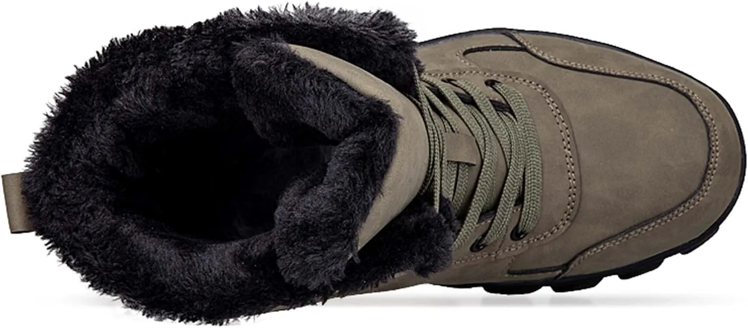 Snow boots with plush warm cotton shoes, casual men's shoes