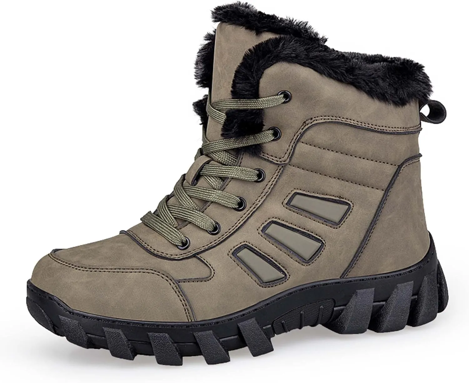 Snow boots with plush warm cotton shoes, casual men's shoes