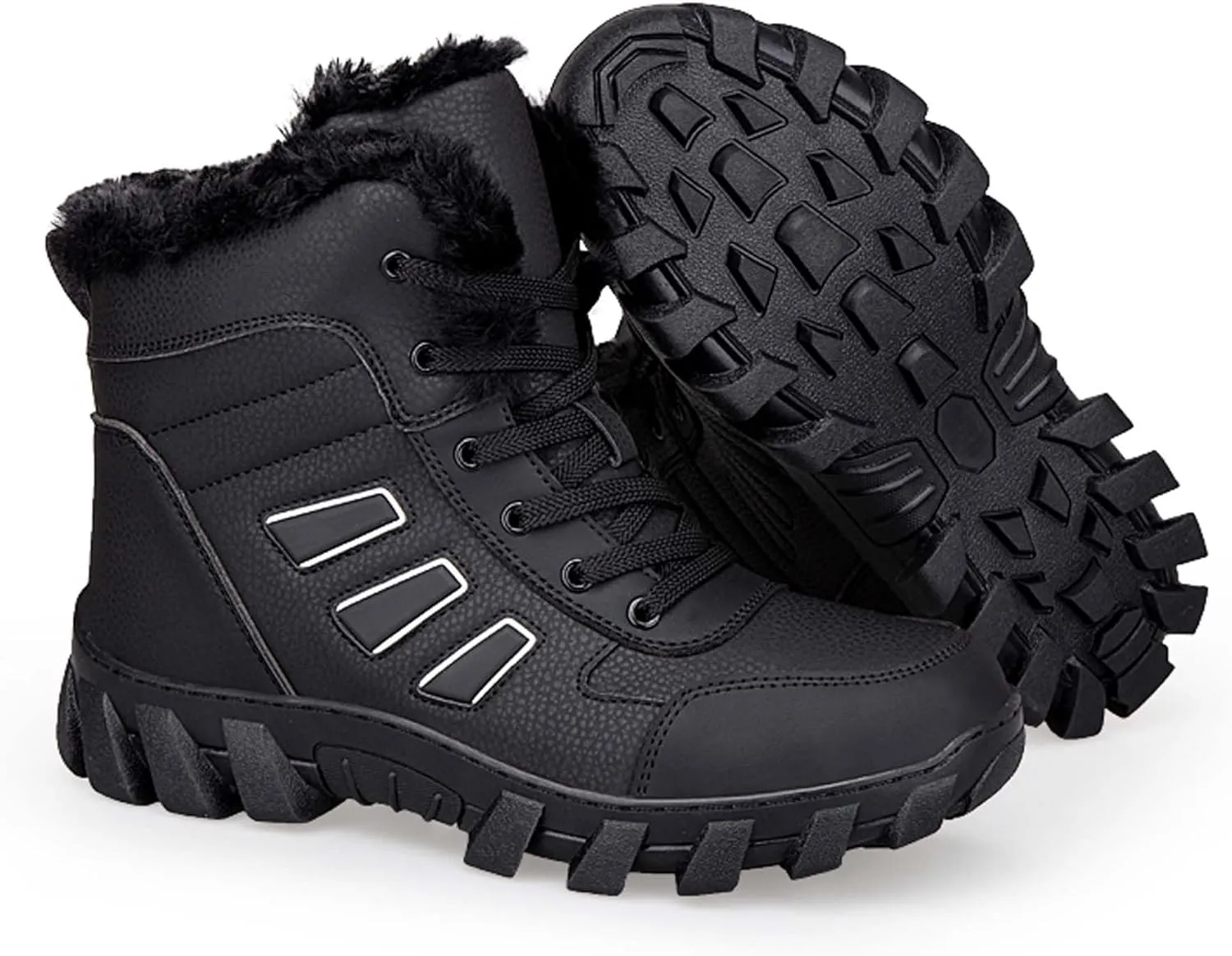 Snow boots with plush warm cotton shoes, casual men's shoes