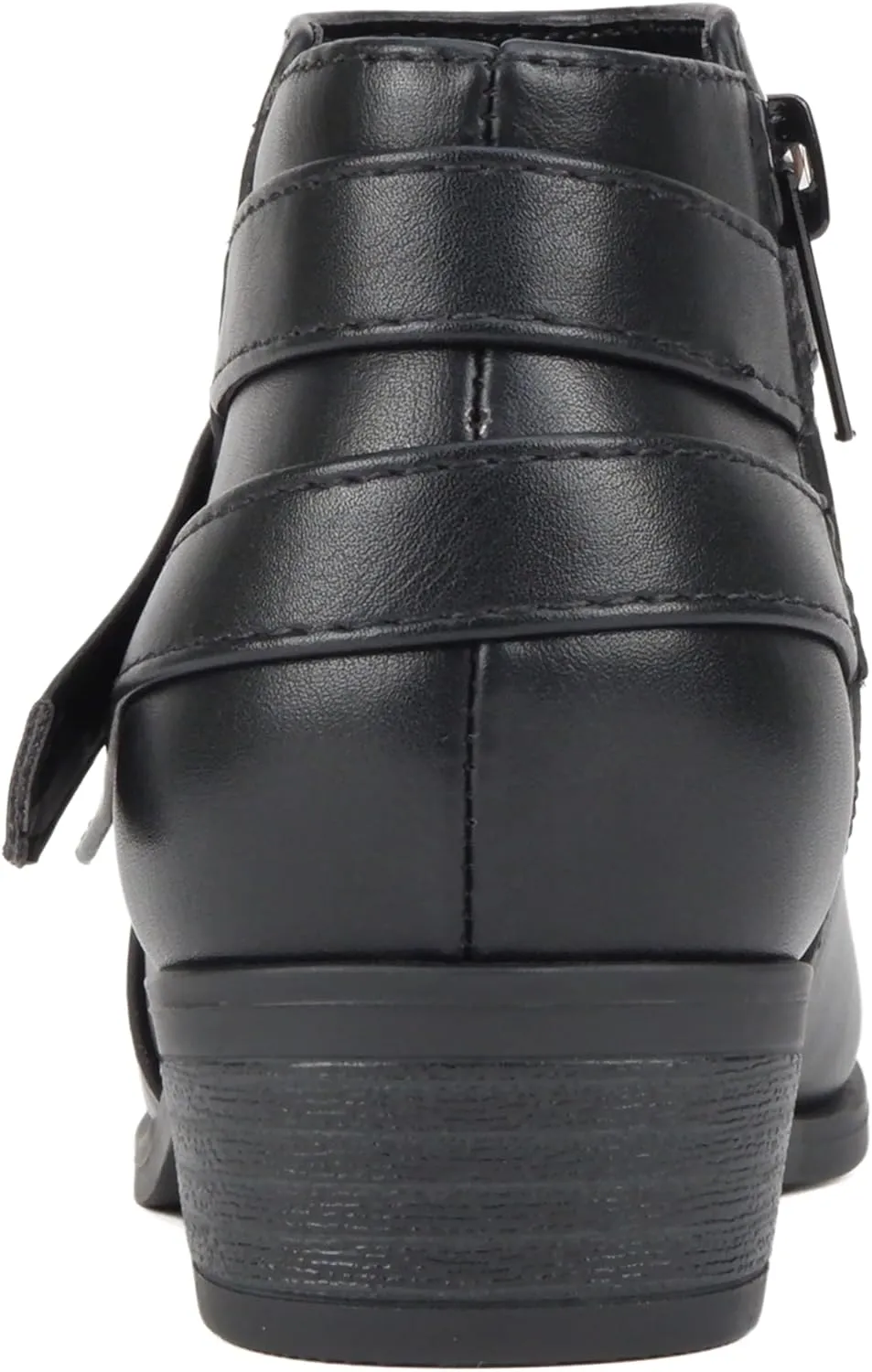 Soda SWEETEN-2 ~ Little Kids/Girls/Childrens Fashion Closed Toe Multi Strap Ankle Bootie Block Heel