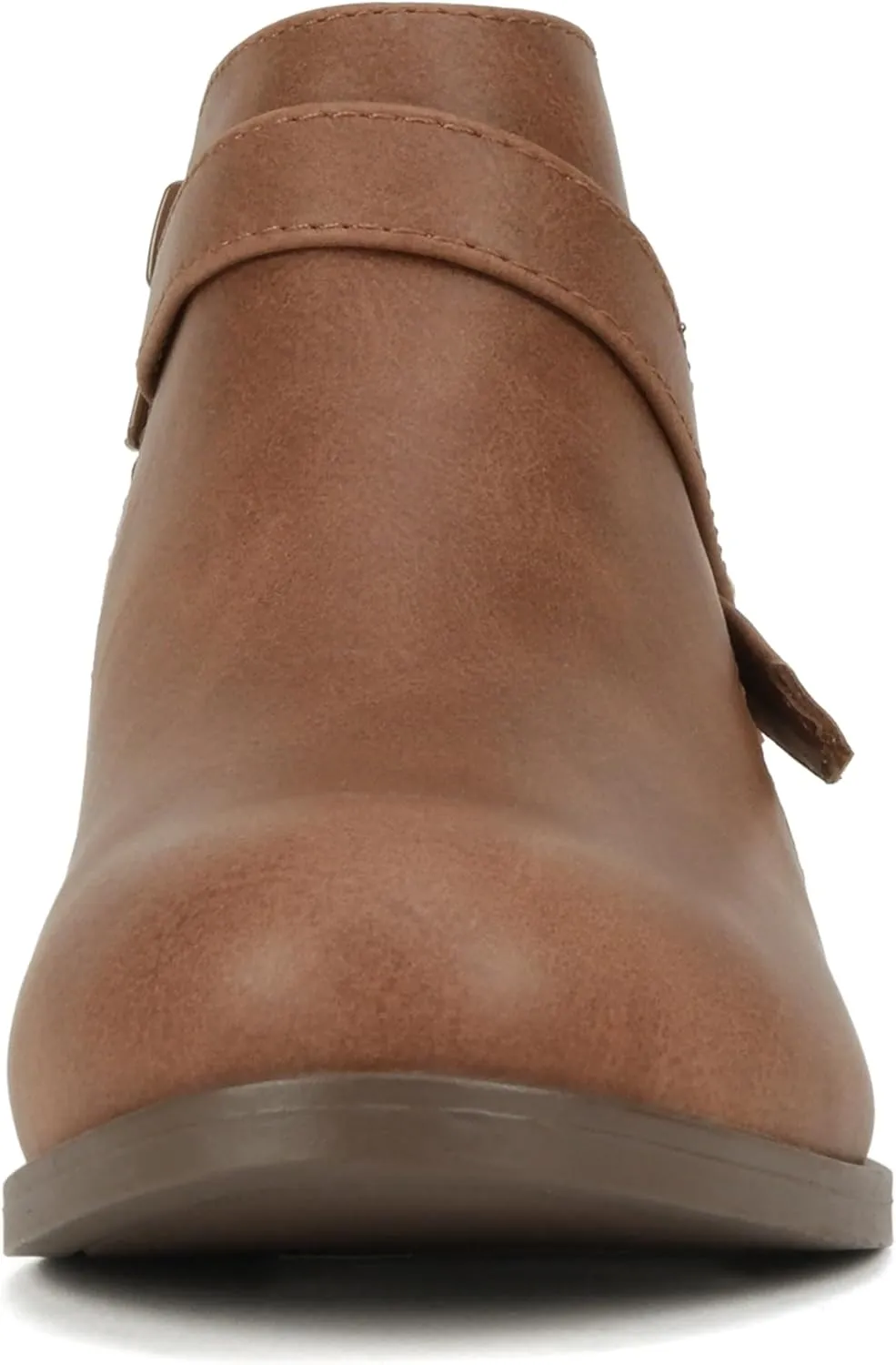 Soda SWEETEN-2 ~ Little Kids/Girls/Childrens Fashion Closed Toe Multi Strap Ankle Bootie Block Heel