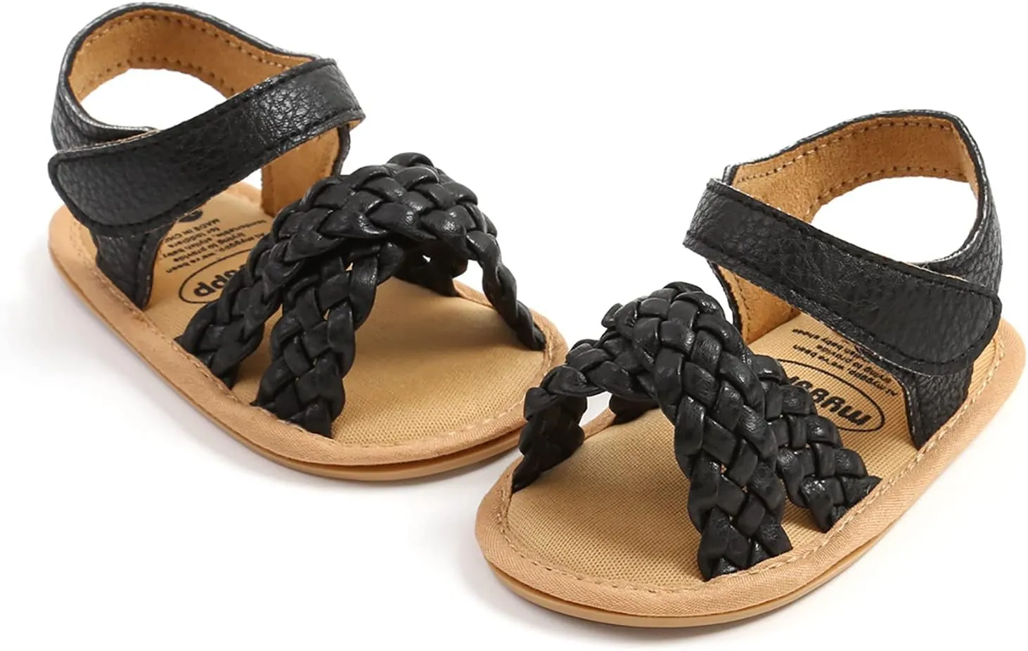SOFMUO Baby Girls Boys Sparkly Bowknot Sandals Premium Soft Anti-Slip Rubber Sole Infant Summer Outdoor Shoes Toddler First Walkers