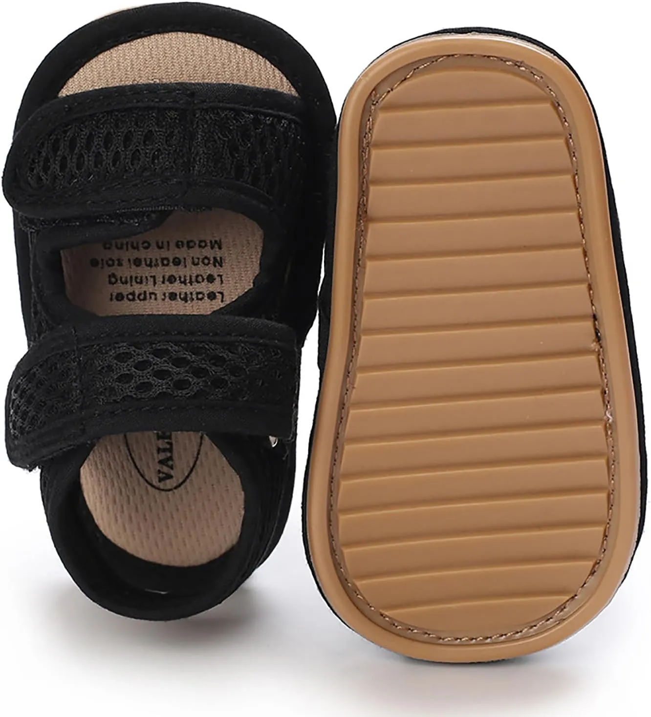SOFMUO Baby Girls Boys Sparkly Bowknot Sandals Premium Soft Anti-Slip Rubber Sole Infant Summer Outdoor Shoes Toddler First Walkers