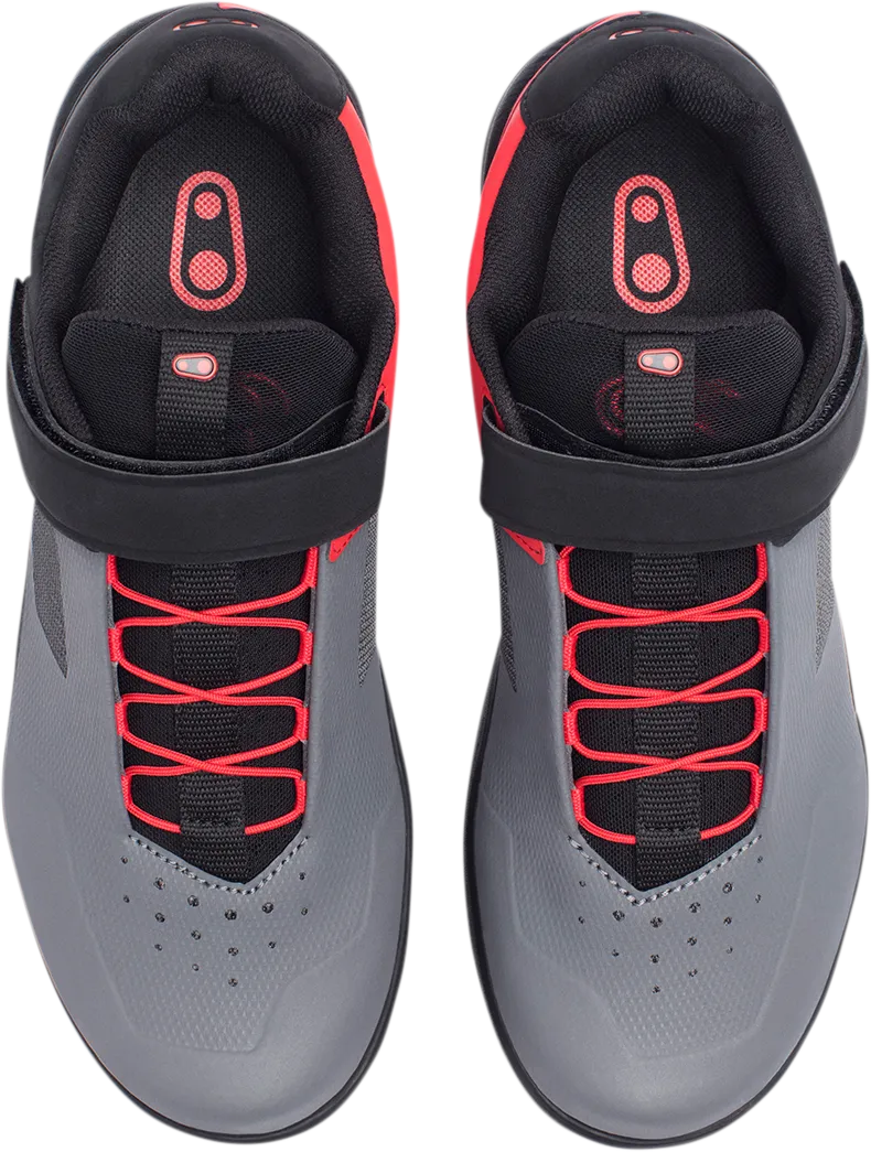 Stamp Speedlace Shoes - Gray/Red - US 7