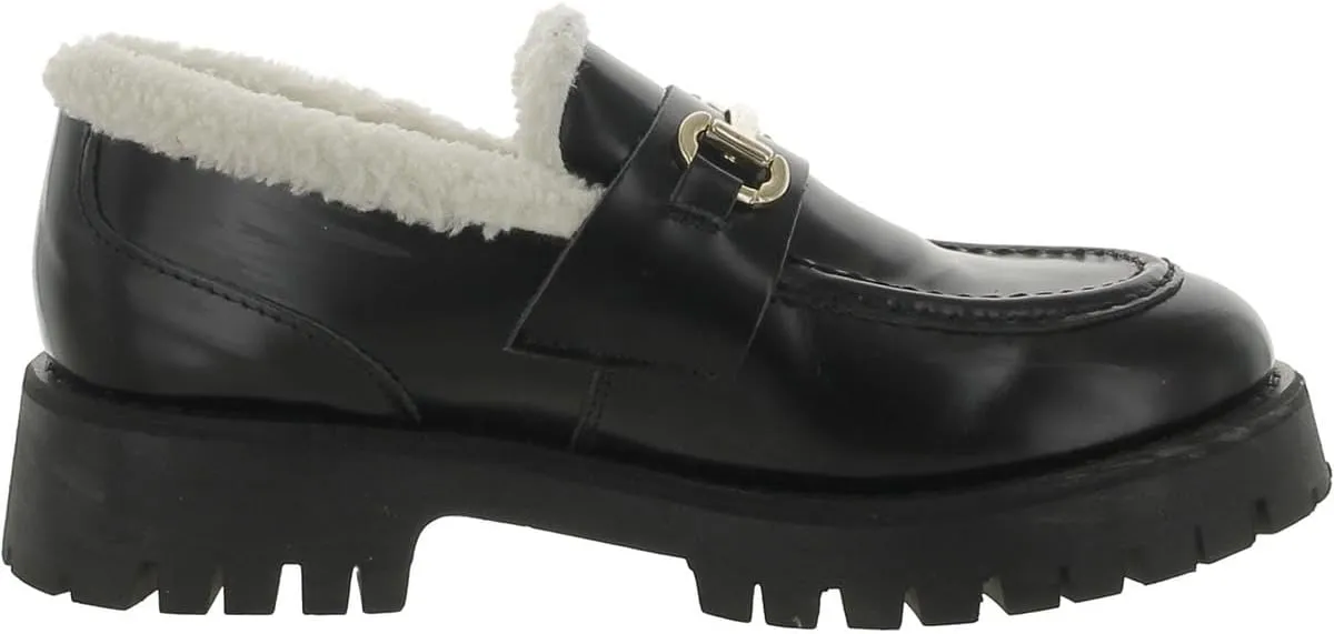 Steve Madden Womens Lando Leather Loafers