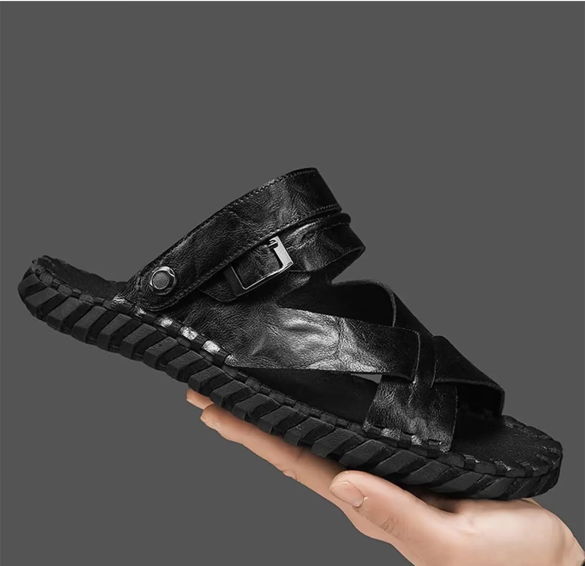 Summer Hand-Stitched Casual Sandals - Breathable Lightweight Design for Men