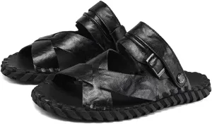 Summer Hand-Stitched Casual Sandals - Breathable Lightweight Design for Men