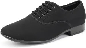 SWDZM Men's Latin Dance Shoes Breathable Fabric Salsa Tango Training Dance Shoes