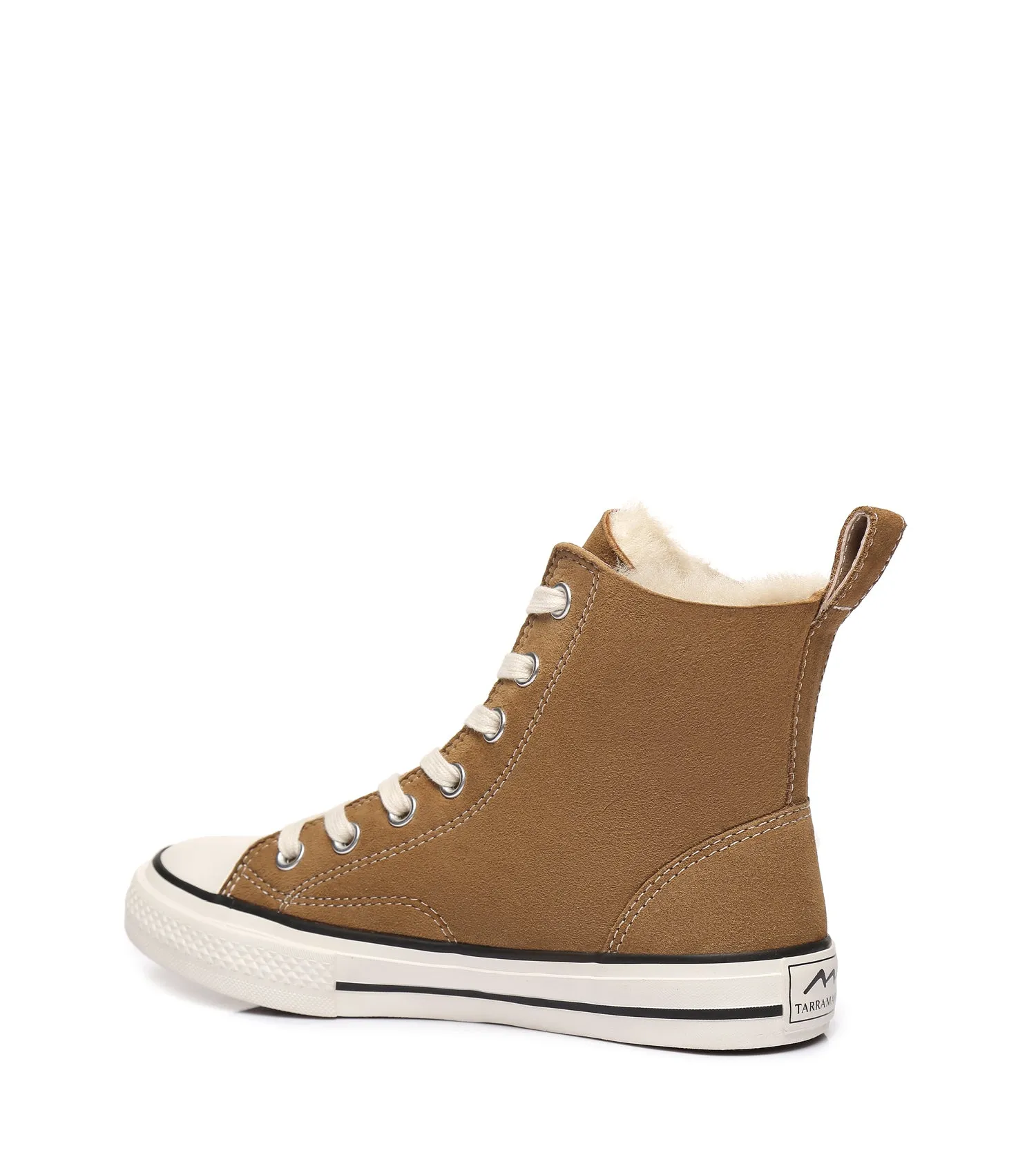 TARRAMARRA Viola High Top Women Sheepskin Sneakers Double Face Sheepskin