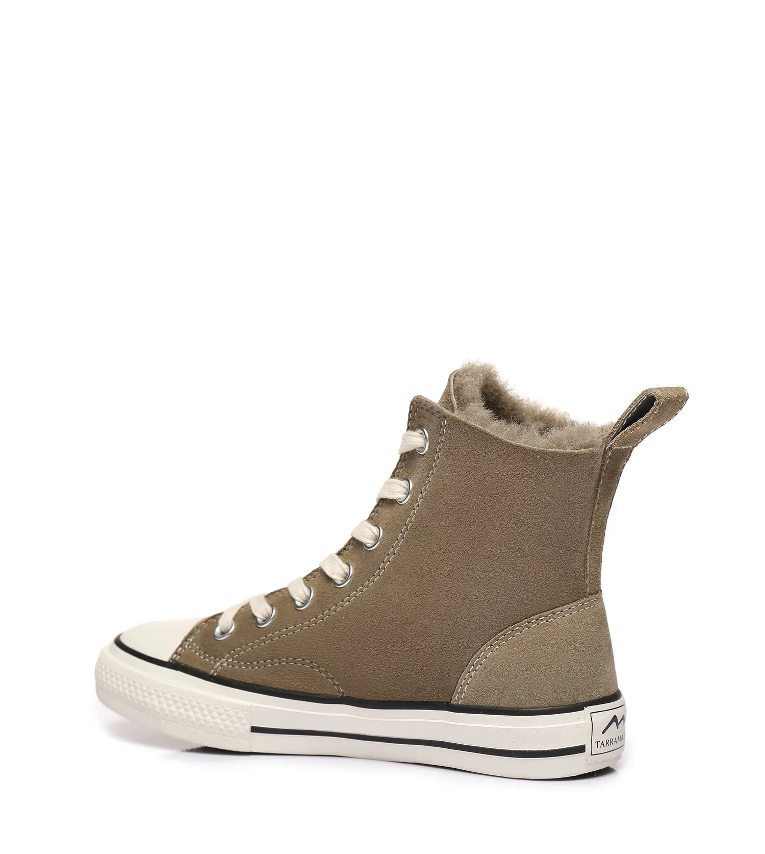 TARRAMARRA Viola High Top Women Sheepskin Sneakers Double Face Sheepskin