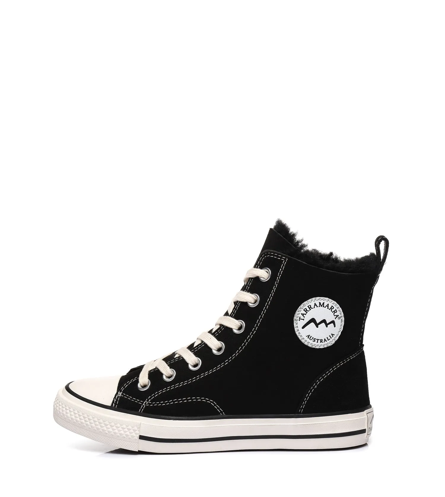 TARRAMARRA Viola High Top Women Sheepskin Sneakers Double Face Sheepskin