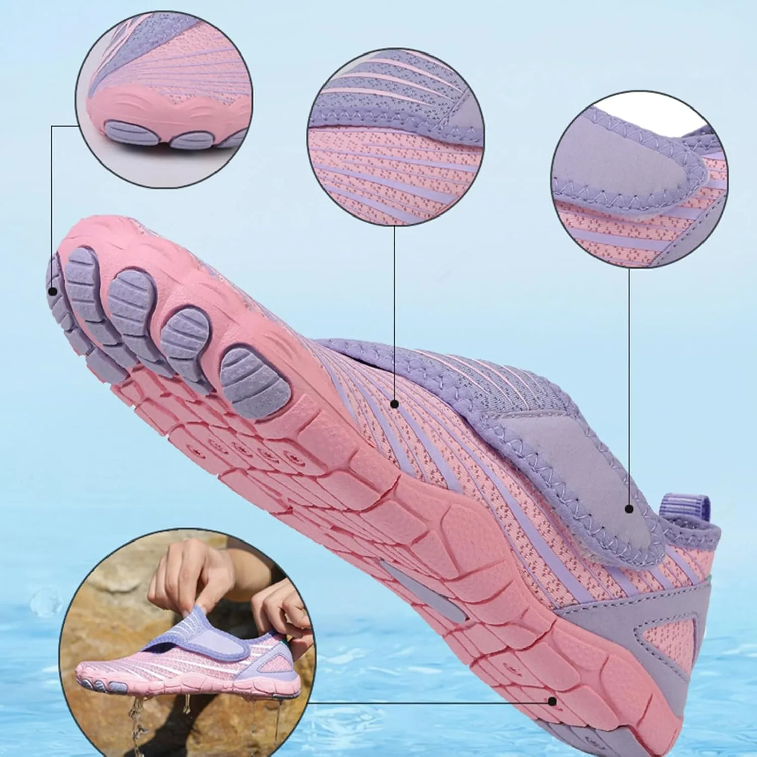Thatrich Pro Barefoot Shoes for Women, Hike Barefoot Footwear Womens, Hike Shoes Footwear Womens, Wide Toe Box Sneakers Walking Athletic Sport Riding Gym Workout Running Shoe