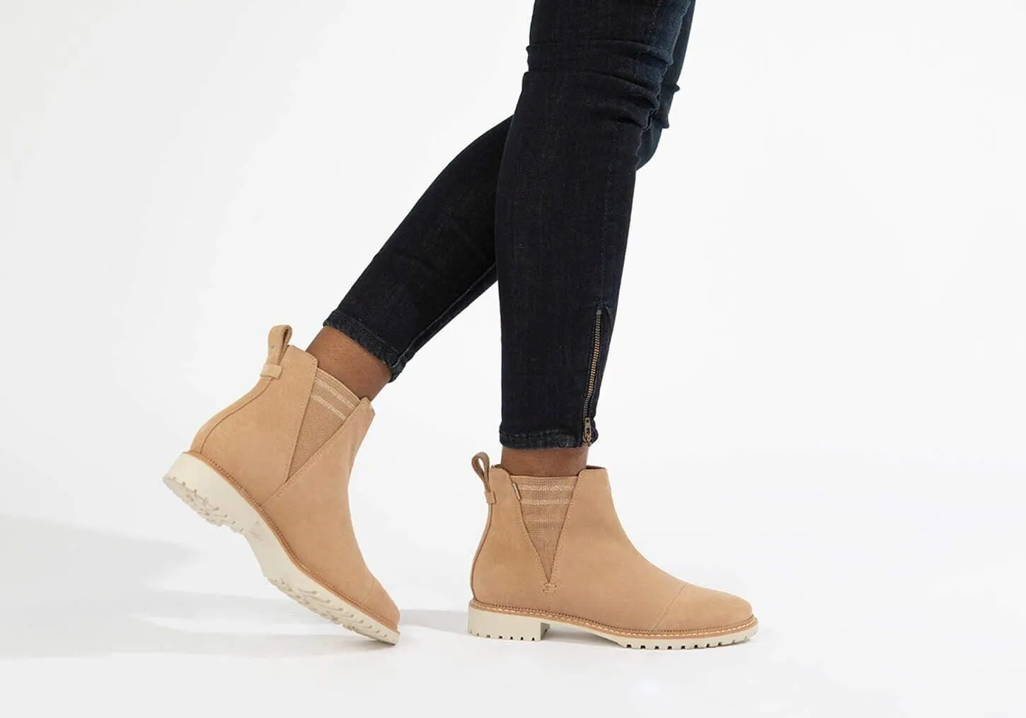 TOMS Womens Esme Casual Boots - Brown