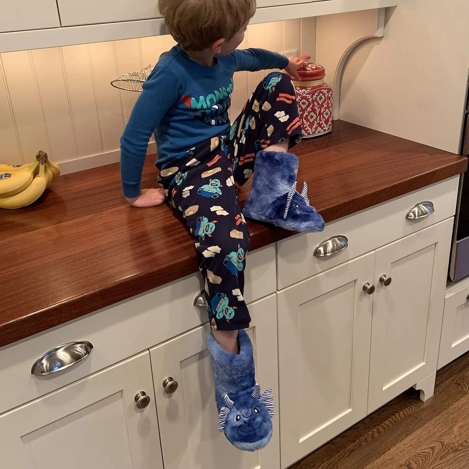 totes Unisex-Child Bootie Slippers