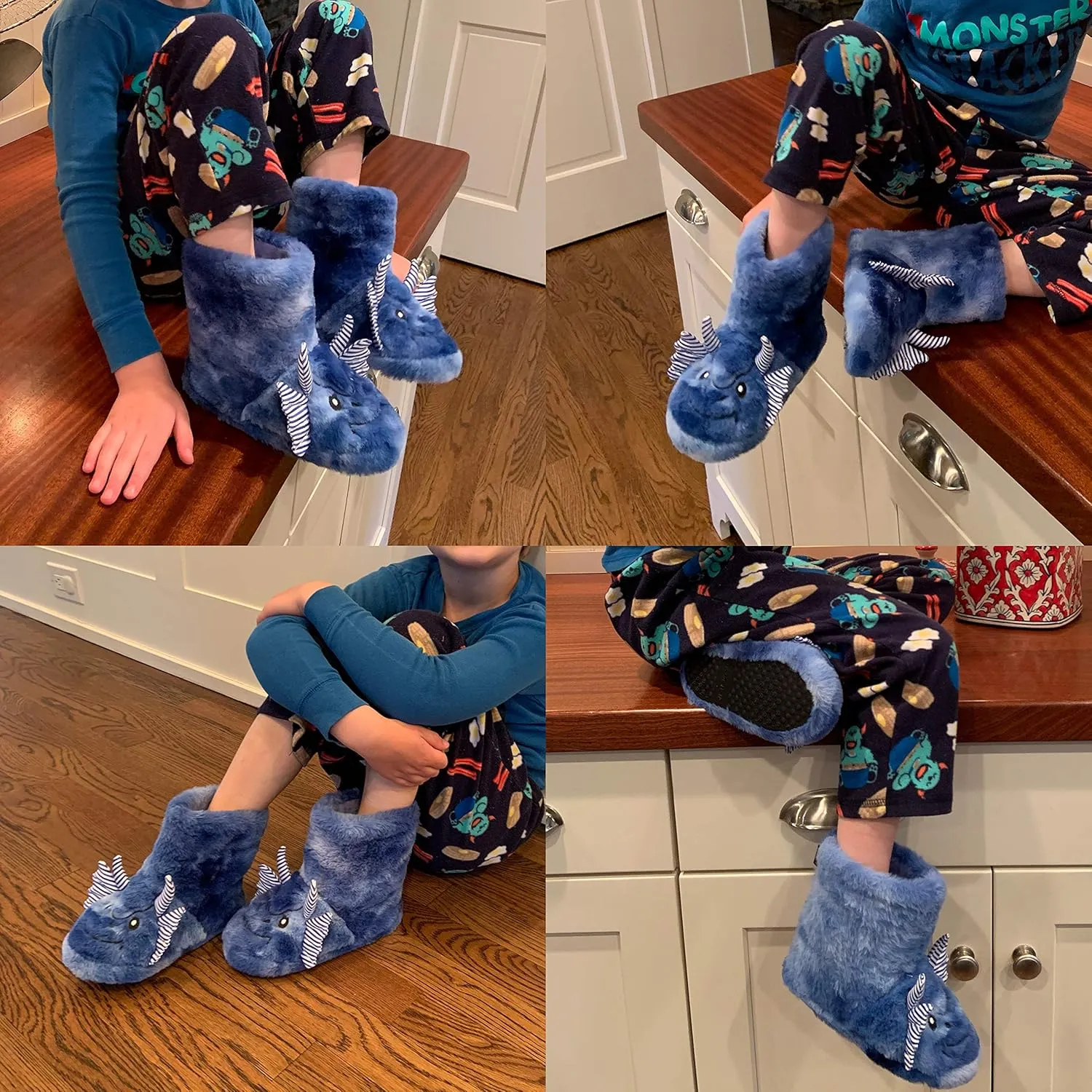 totes Unisex-Child Bootie Slippers