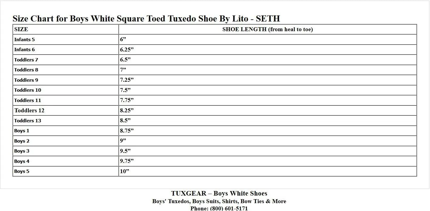 Tuxgear Boys White Patent Leather Formal Lace Up Tuxedo Shoes