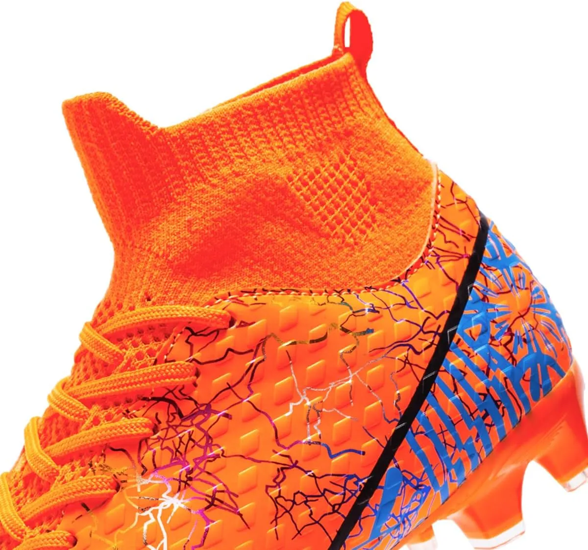 Unisex-Child Soccer Cleats Lightweight Training Football Cleats for Youth Futsal