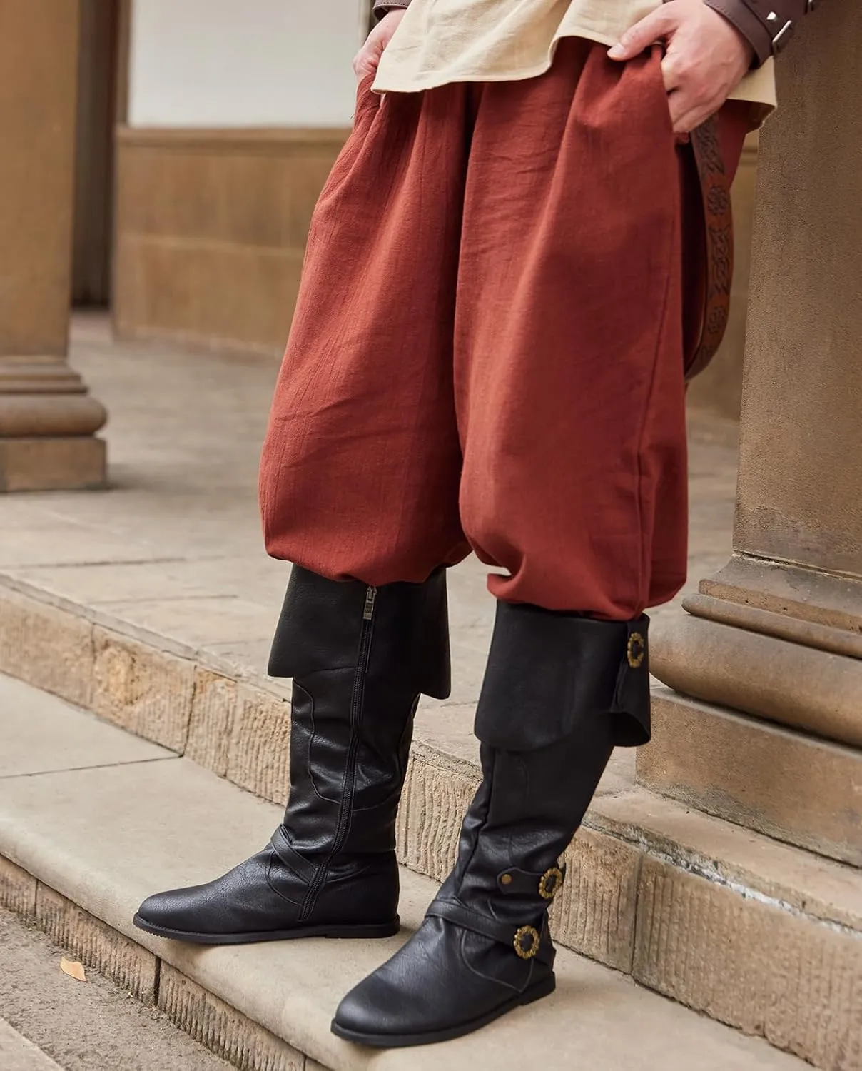 Unisex Cosplay Boots Flat