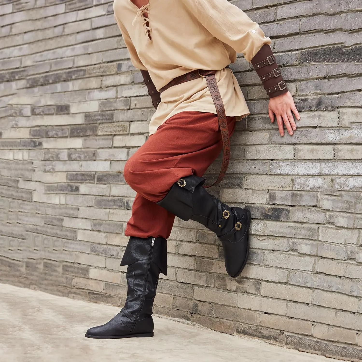 Unisex Cosplay Boots Flat