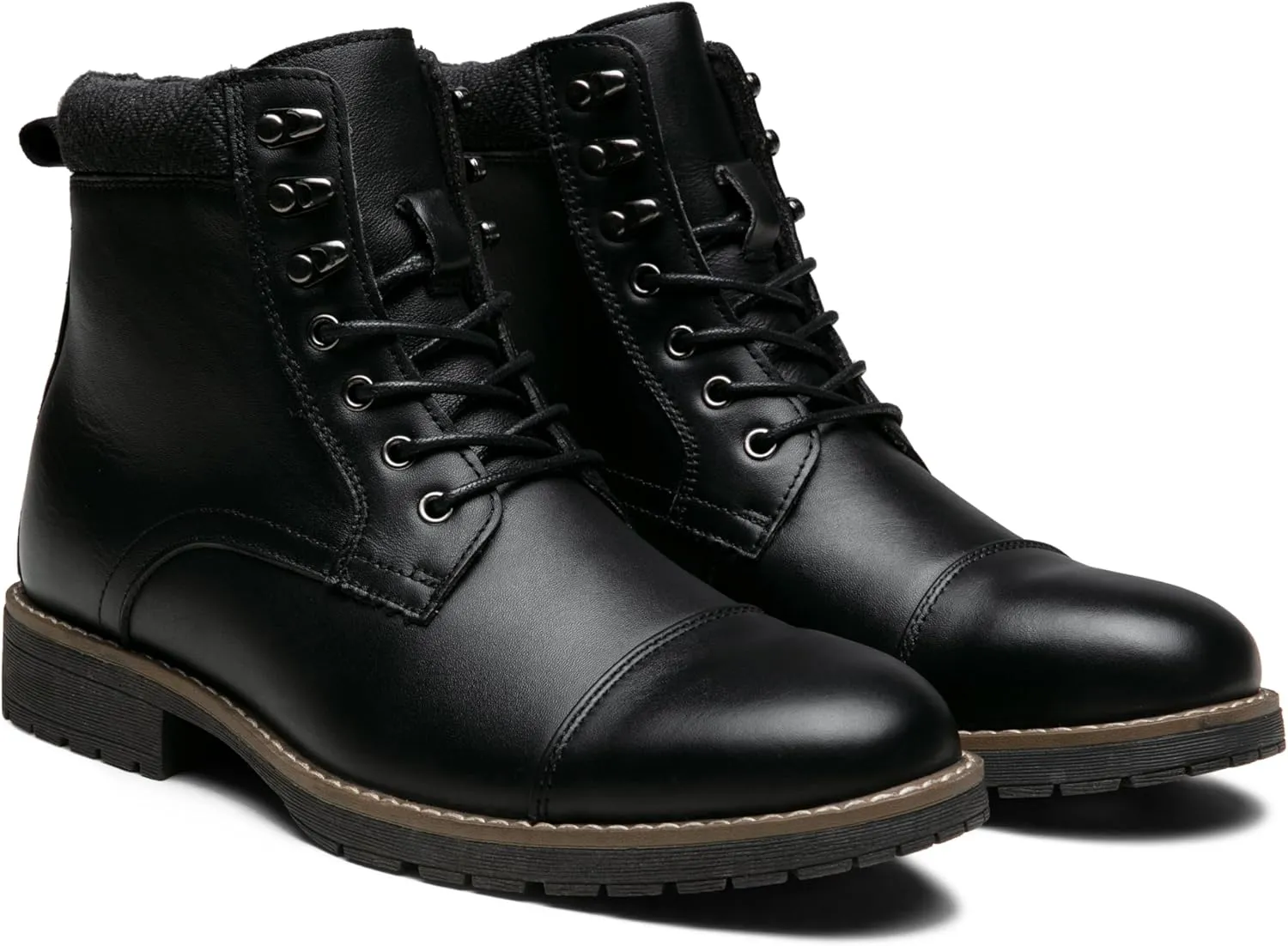 Vostey Mens Boots Motorcycle Casual Boots For Men Zipper Fashion Chukka Boot Mens