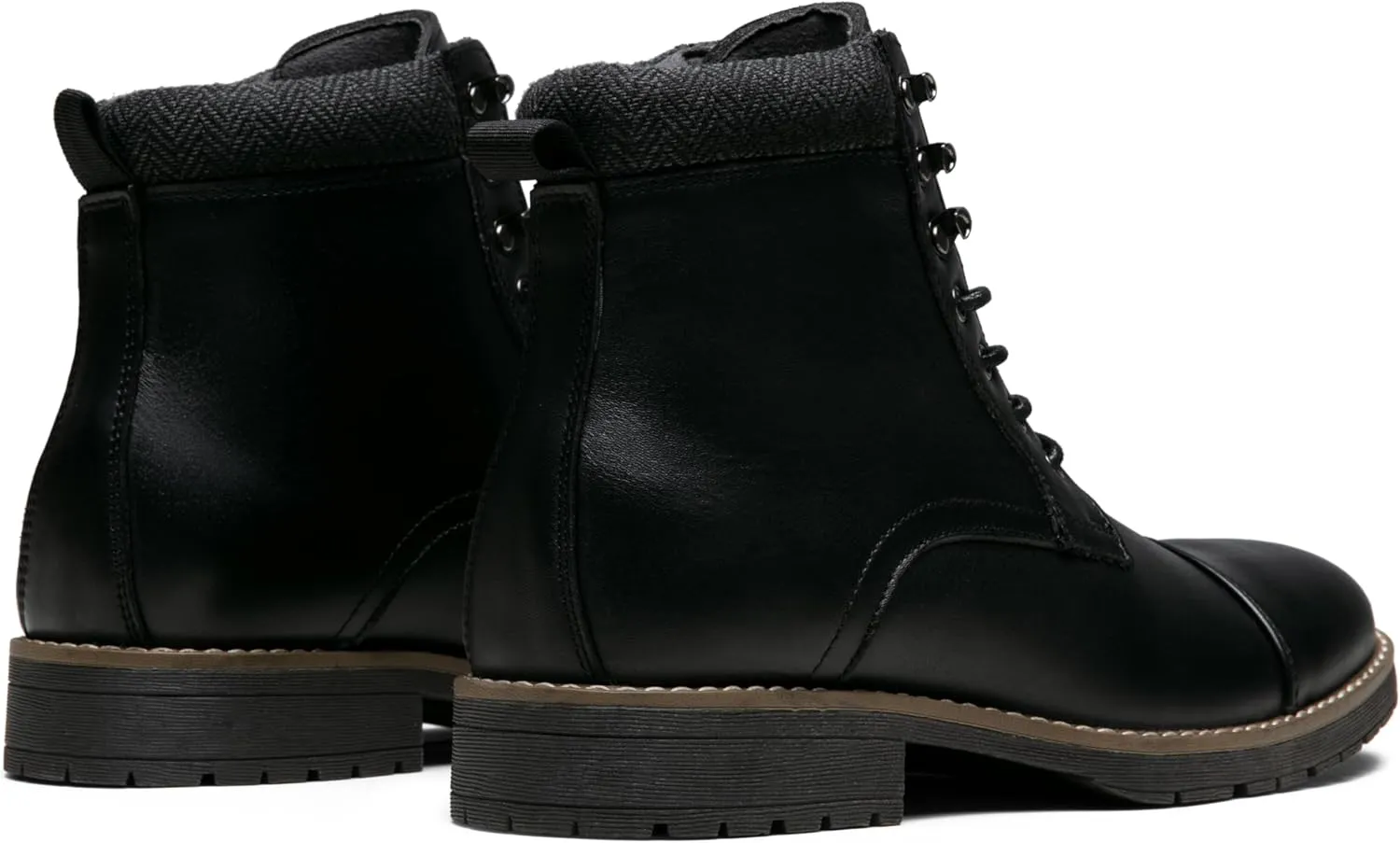 Vostey Mens Boots Motorcycle Casual Boots For Men Zipper Fashion Chukka Boot Mens