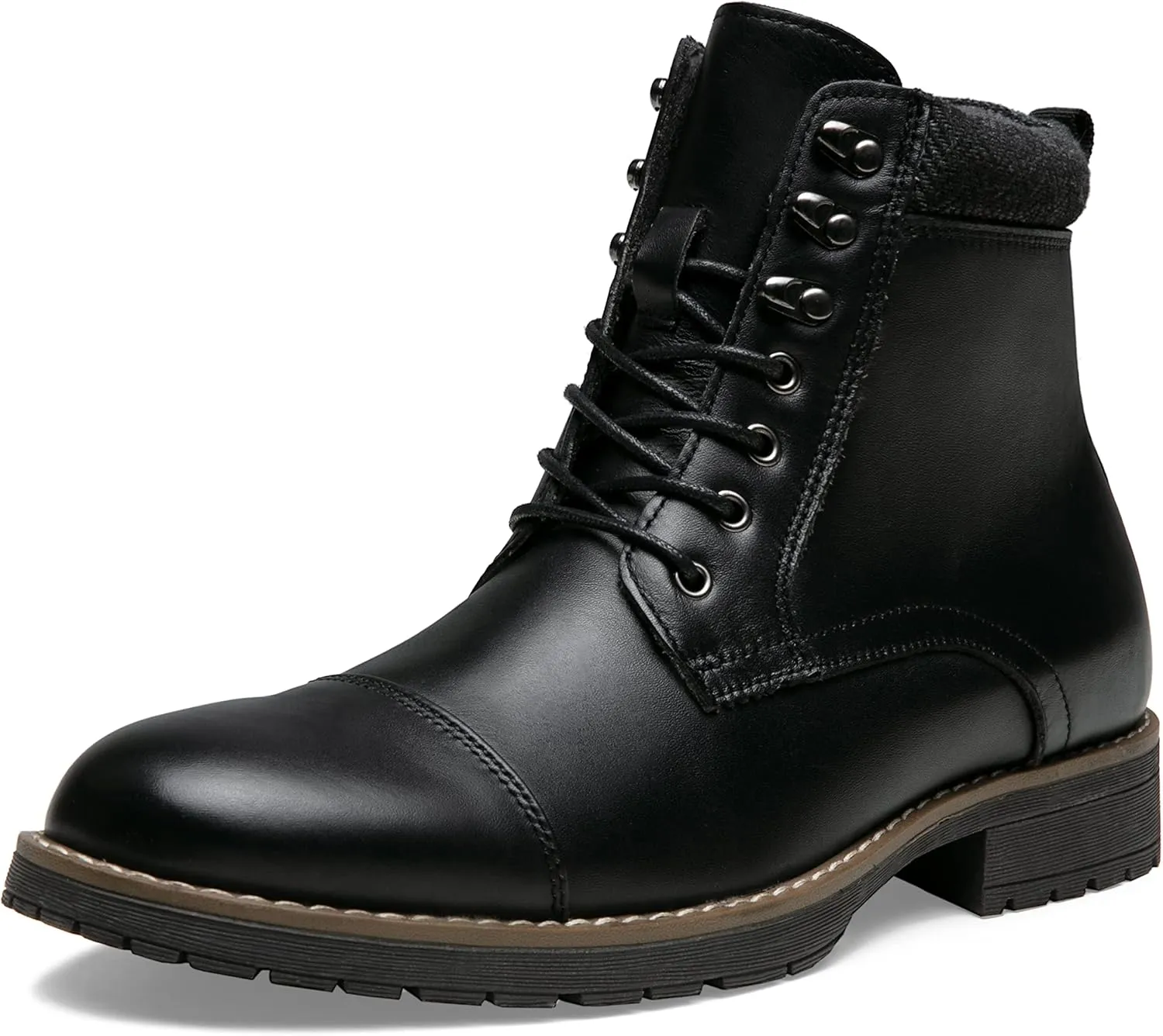 Vostey Mens Boots Motorcycle Casual Boots For Men Zipper Fashion Chukka Boot Mens