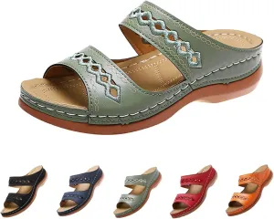 Wedge Sandals for Women Dressy Orthopedic Open Toe Casual Slip on Beach Outdoor Shoes Womens Sandals Comfortable