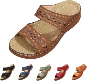 Wedge Sandals for Women Dressy Orthopedic Open Toe Casual Slip on Beach Outdoor Shoes Womens Sandals Comfortable