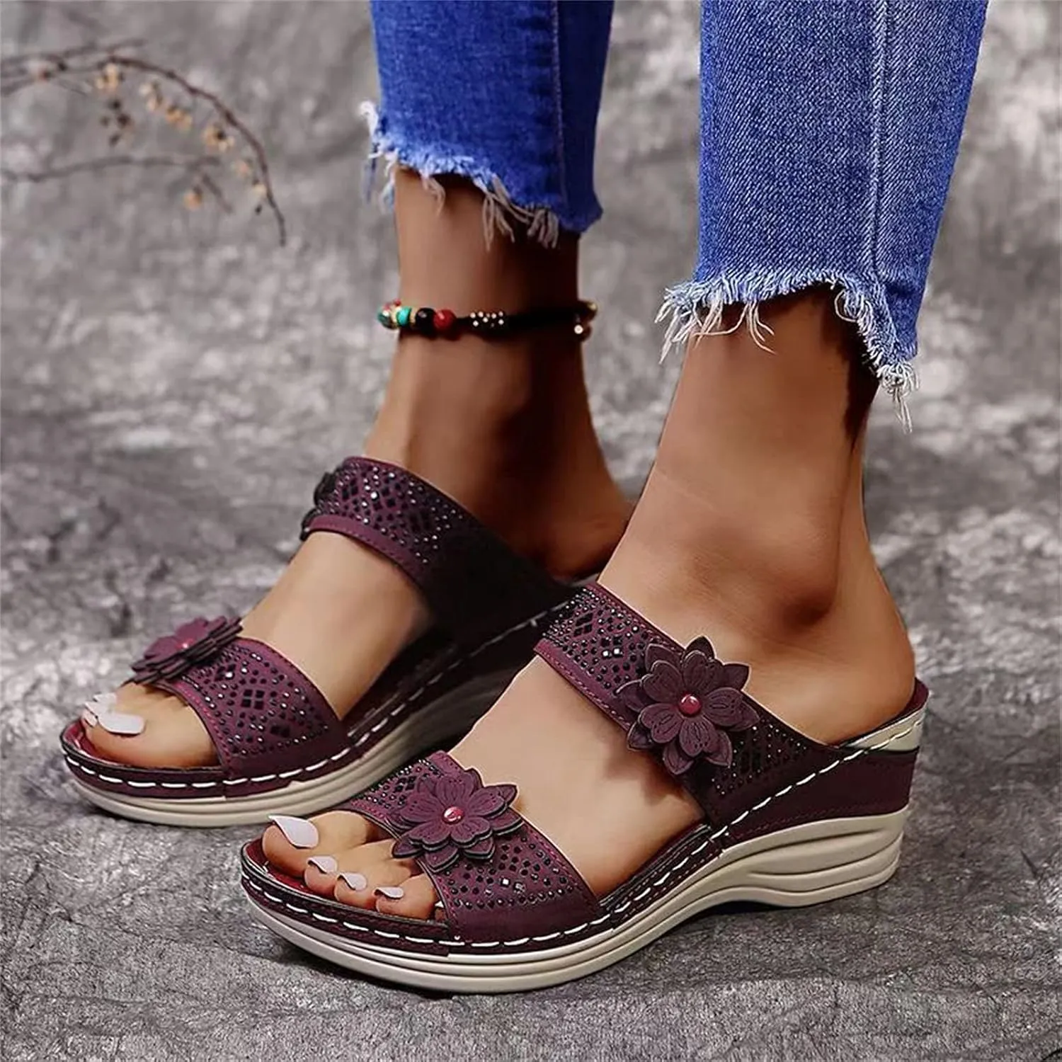 Wedge Sandals for Women Sandals Wedge for Women Beach Summer Shoes for Womens 2025 Womens Sandal Comfortable