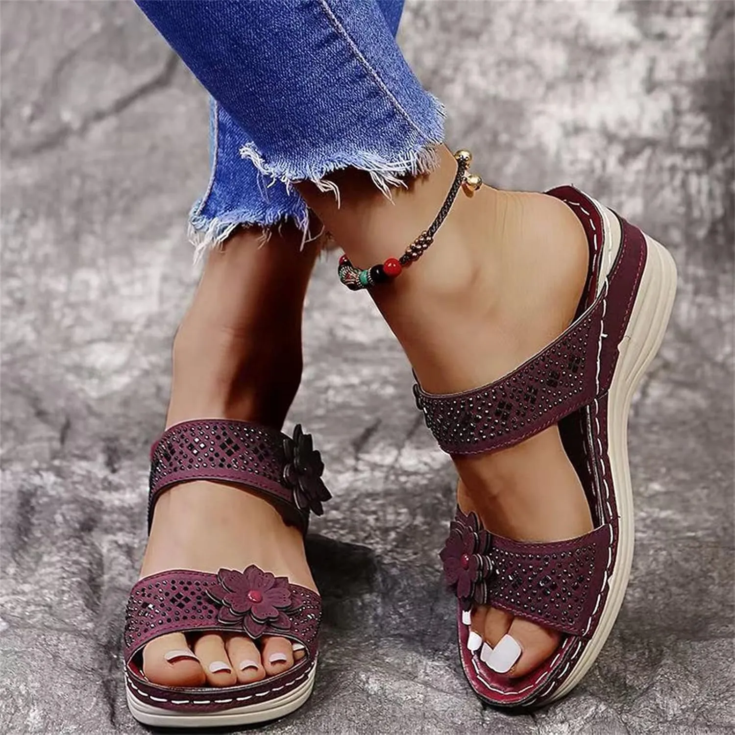 Wedge Sandals for Women Sandals Wedge for Women Beach Summer Shoes for Womens 2025 Womens Sandal Comfortable