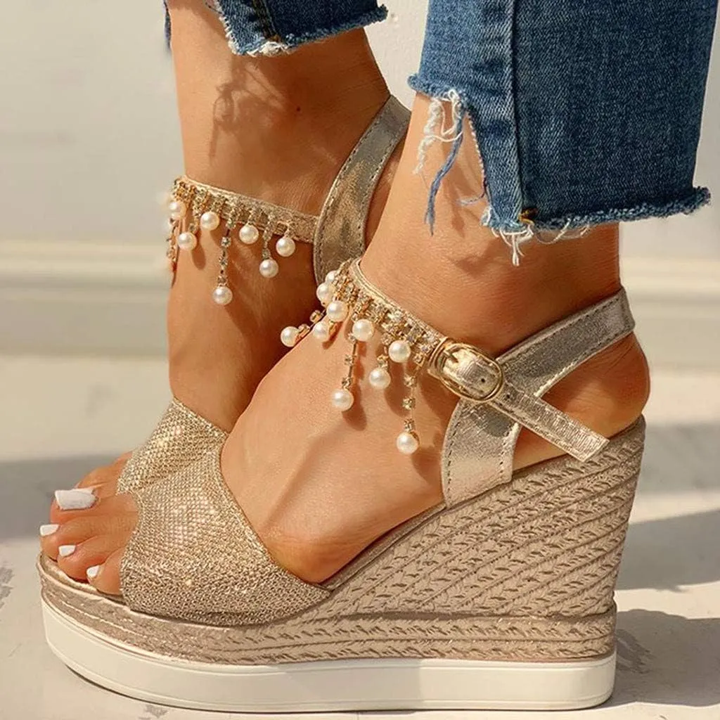 Wedge Sandals for Women Wide Fit with Cushioned Insole and Slip On Comfortable for Plantar Fasciitis Relief Orthopedic Sandal Beach Dressy Flip Flops for Wide Toe 2025 Spring