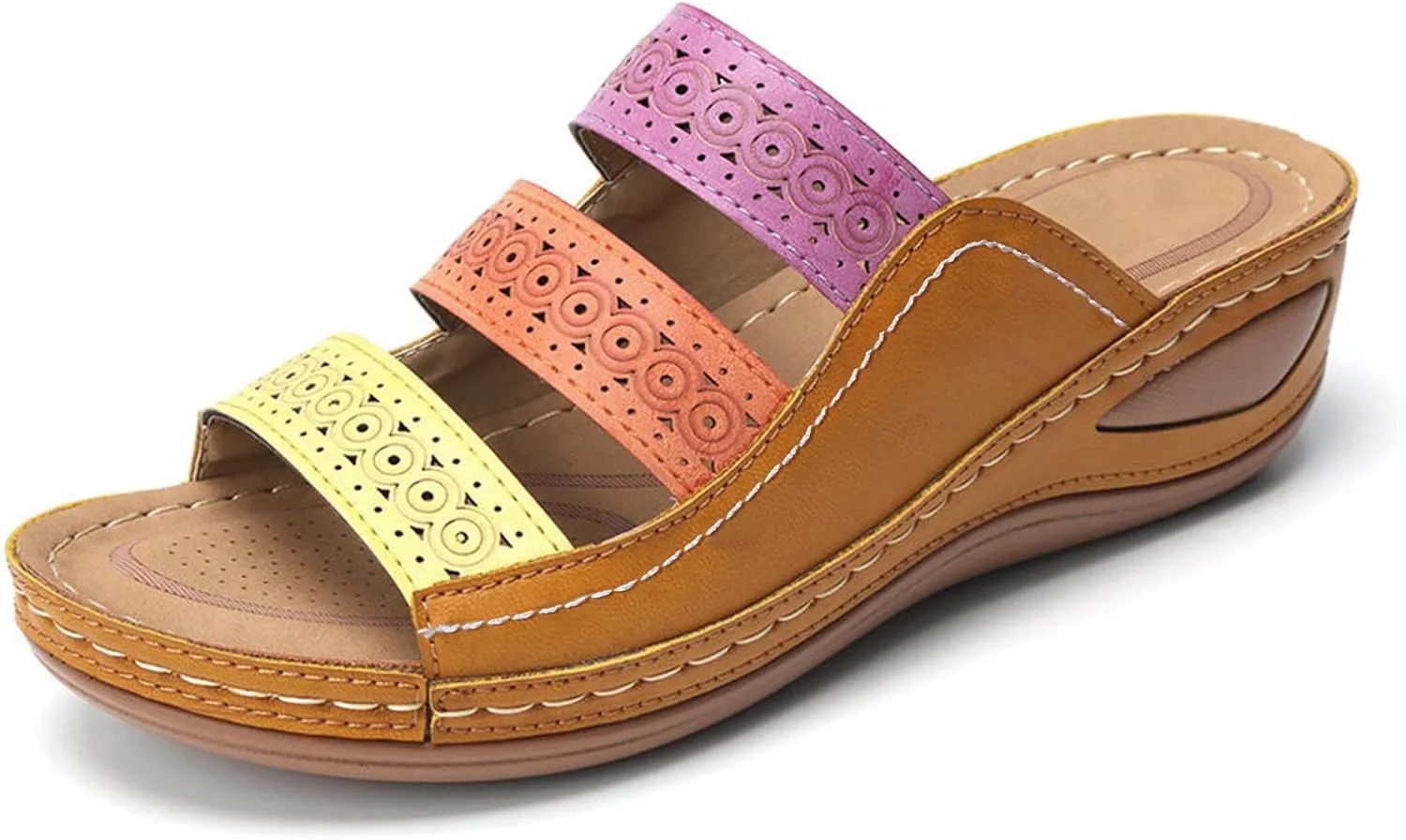 Wedge Sandals for Women Women Wedge Sandals Dressy Beach Womens Sandal Comfortable Summer Shoes for Womens 2025