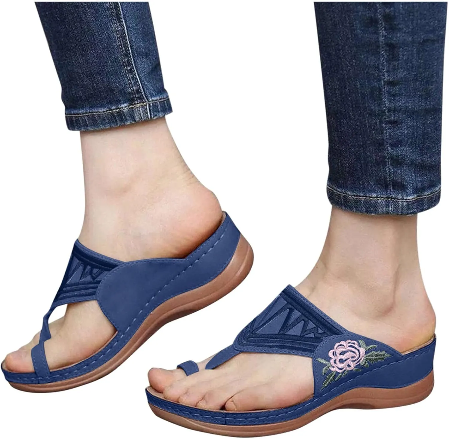 Wedge Sandals for Women Women Wedge Sandals Dressy Soft Womens Sandal Comfortable Summer Shoes for Womens 2025