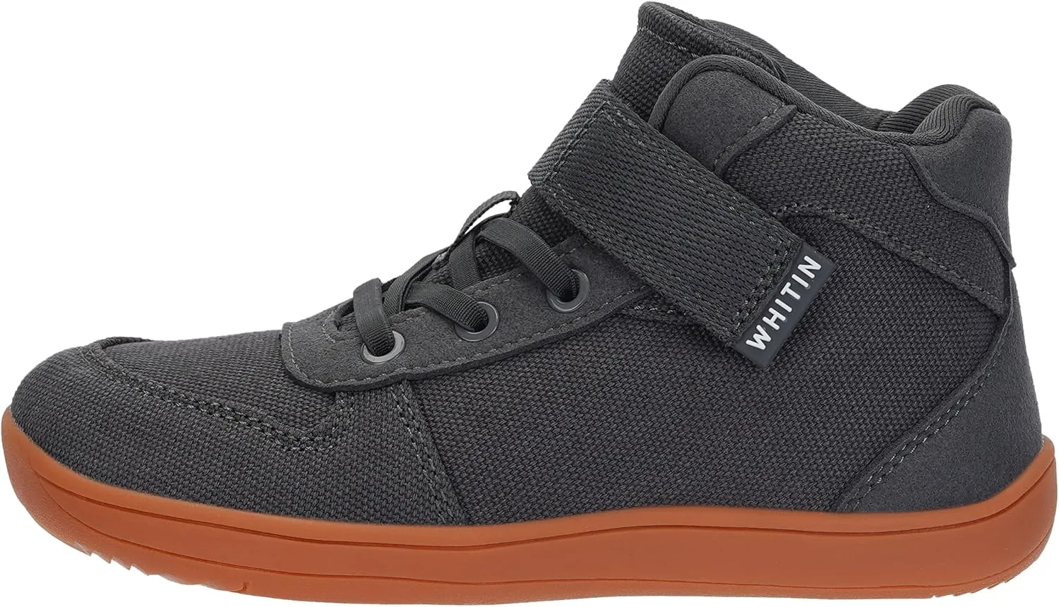 WHITIN High Top Boys/Girls Wide Barefoot Shoes   Zero Drop   Minimalist Sneaker for Little/Big Kids