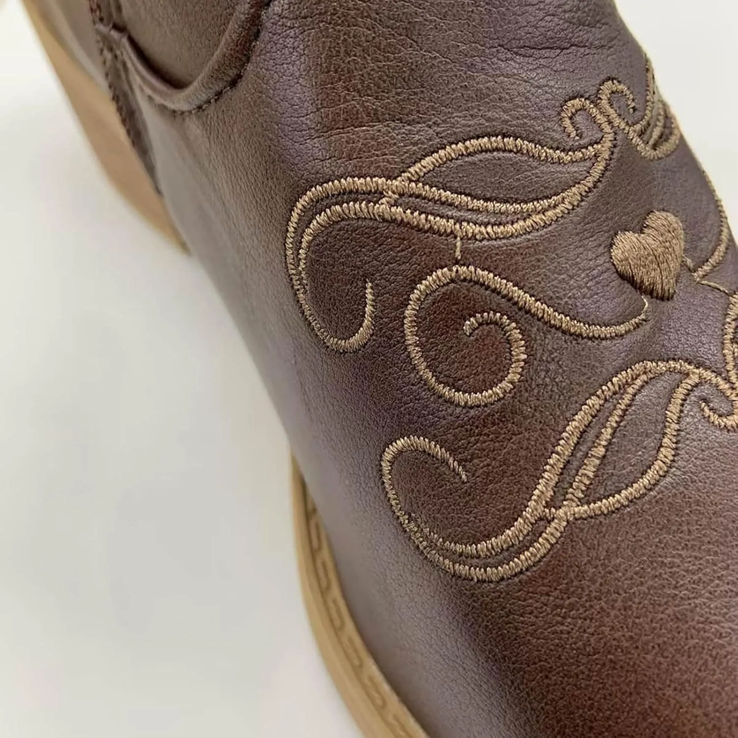 Wide Calf Cowboy Boots Women Cowgirl Boots Womens Western Boots Embroidered Chunky Heels Side Zipper Riding Boots