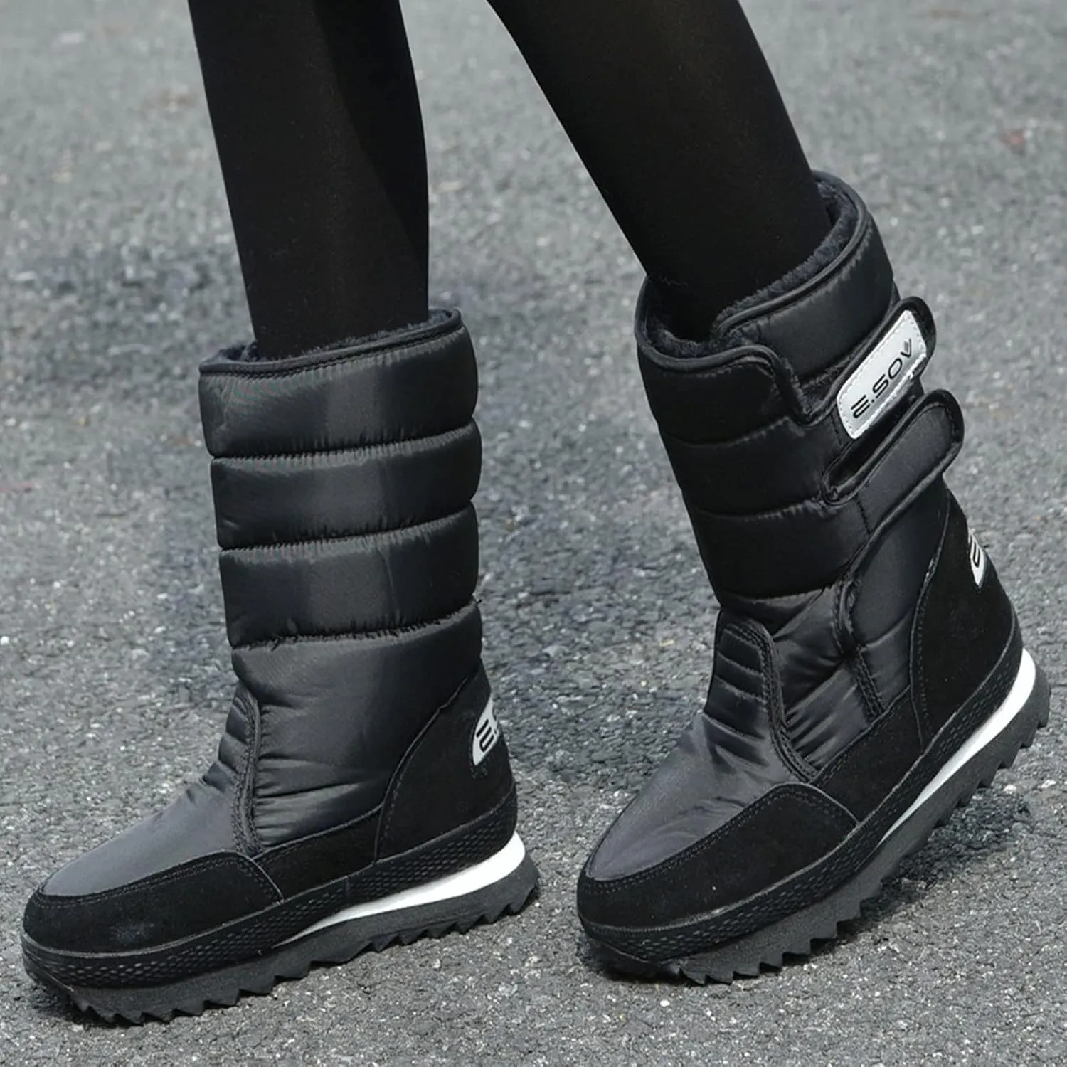 Winter Hiking Boots for Women Waterproof Snow Zipper Womens Winter Boots Waterproof Insulated Ankle Womens Slip on Winter Boots Ankle Womens Waterproof Boots Snow Snow Shoes for Women Extra Wide