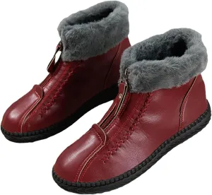 Winter Hiking Boots for Women Waterproof Snow Zipper Womens Winter Boots Waterproof Insulated Ankle Womens Slip on Winter Boots Ankle Womens Waterproof Boots Snow Snow Shoes for Women Extra Wide