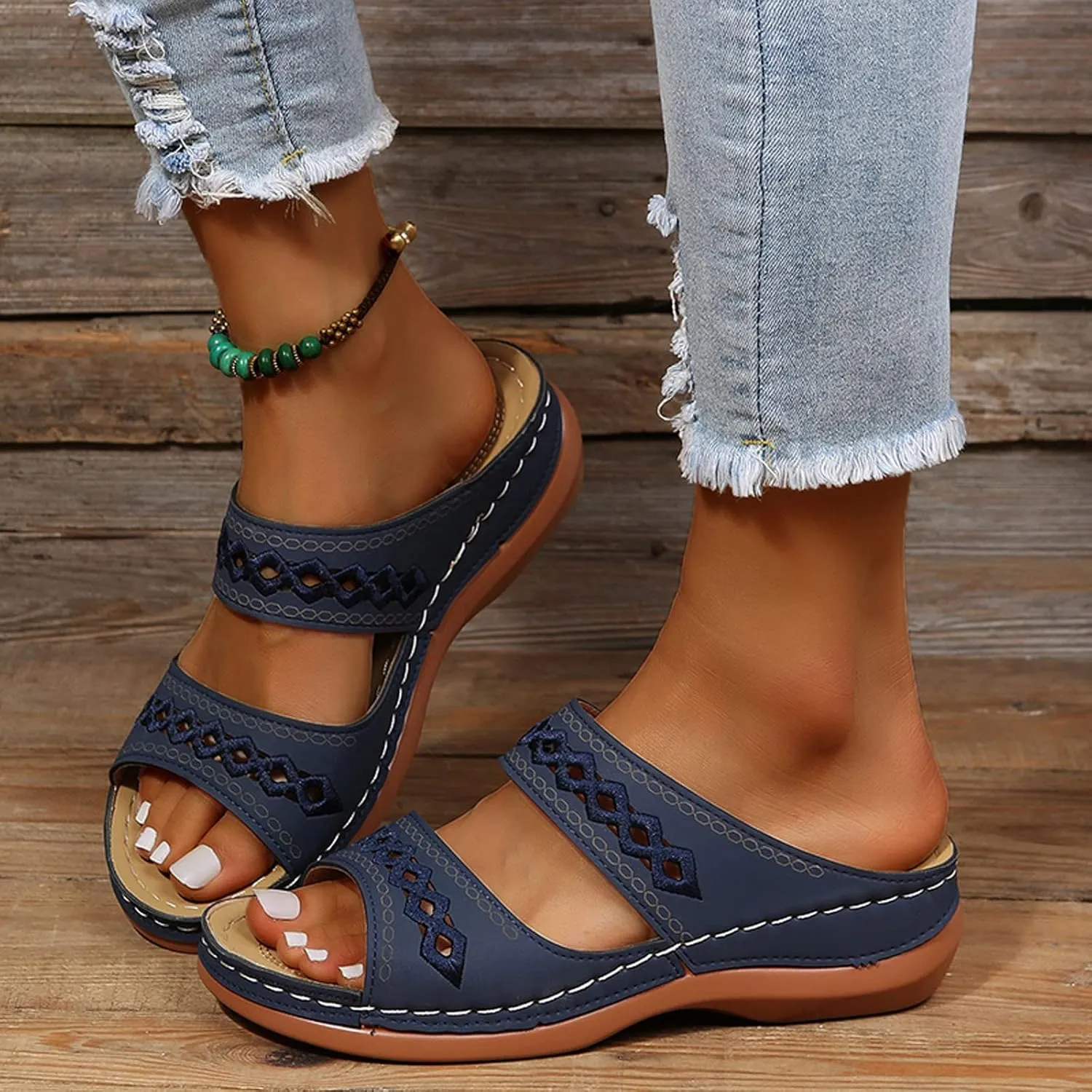 Women Wedge Sandals Dressy Wedge Sandals for Women Soft Womens Sandal Comfortable Summer Shoes for Womens 2025