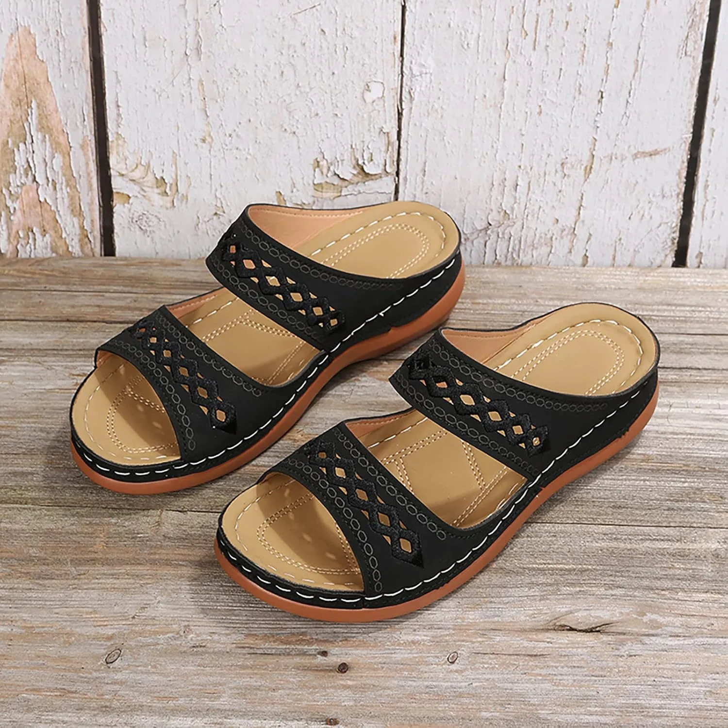Women Wedge Sandals Dressy Wedge Sandals for Women Soft Womens Sandal Comfortable Summer Shoes for Womens 2025