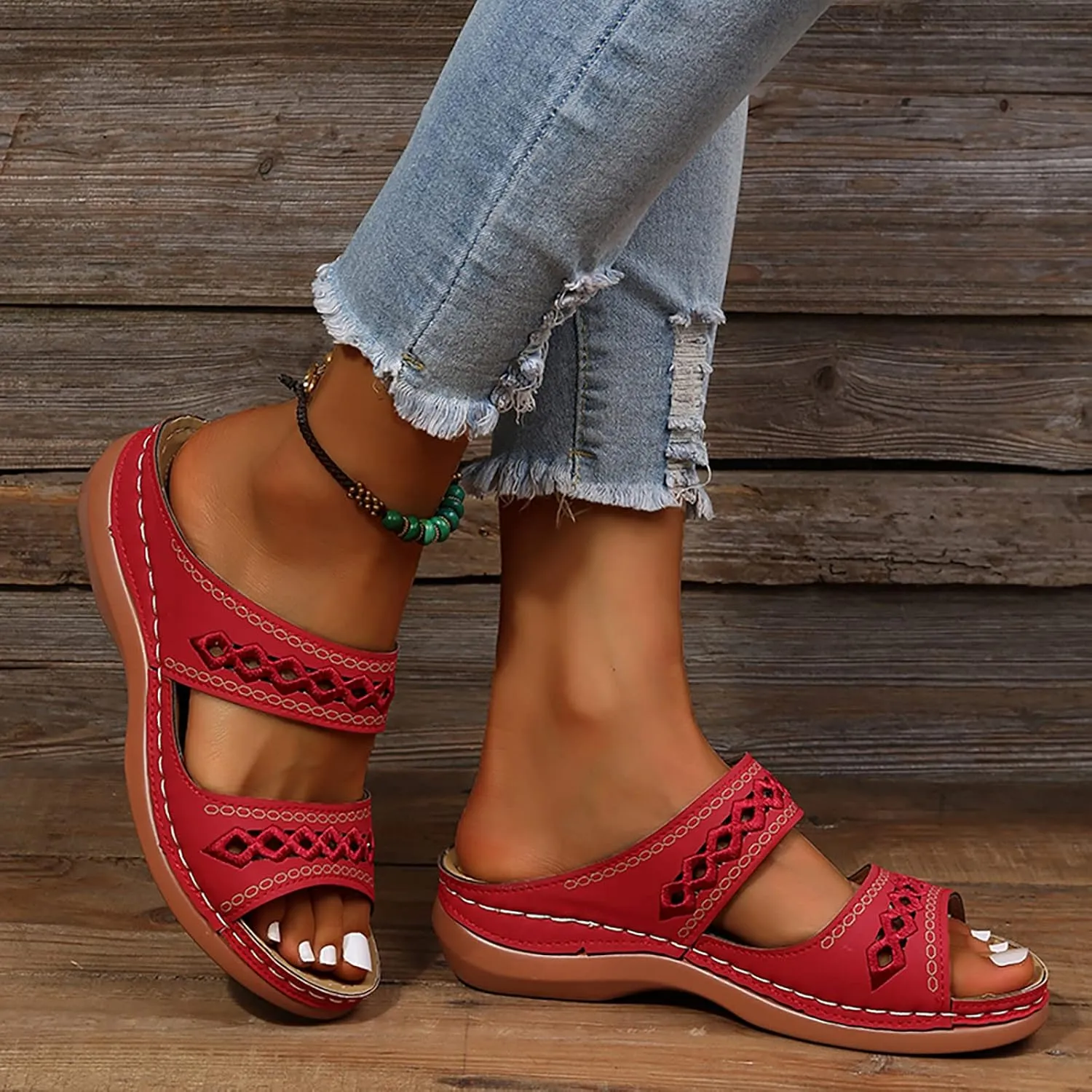 Women Wedge Sandals Dressy Wedge Sandals for Women Soft Womens Sandal Comfortable Summer Shoes for Womens 2025