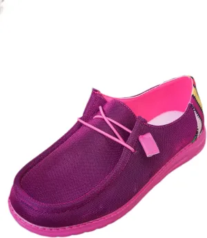 Women's Casual Boat Shoes Slip-on Loafers Lace-up Lightweight Breathable Orthopedic Easy Wear Walking Driving Outdoor Sneakers
