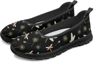 Women's Casual Slip-On Mesh Flat Lighweight Spring Work Shoes for Women with Anti-Slip Sole Size 6-10