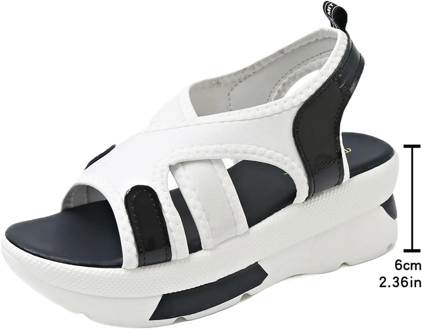 Womens Comfy Wedge Sandals Orthopedic X-Band Cushioned Footbed Arch Support Sports Sandals Ladies Comfortable Summer Slingback Adjustable Strappy Shoes for Hiking Walking Outdoor Indoor